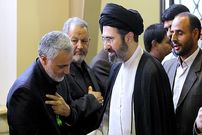 عکس؛ سفر به تاریخ؛ «سید مجتبی خامنه‌ای» و برادرش «سید مصطفی» در دفتر حزب‌الله لبنان