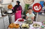 ببینید| غذای روستایی در ایران؛ پخت نان کدو حلوایی اصیل توسط یک بانوی روستایی