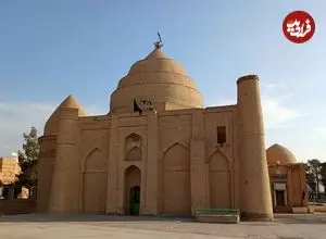 عکس| سفر به ایران قدیم؛ منظرۀ «امامزاده جعفر دامغان» در سال 1313