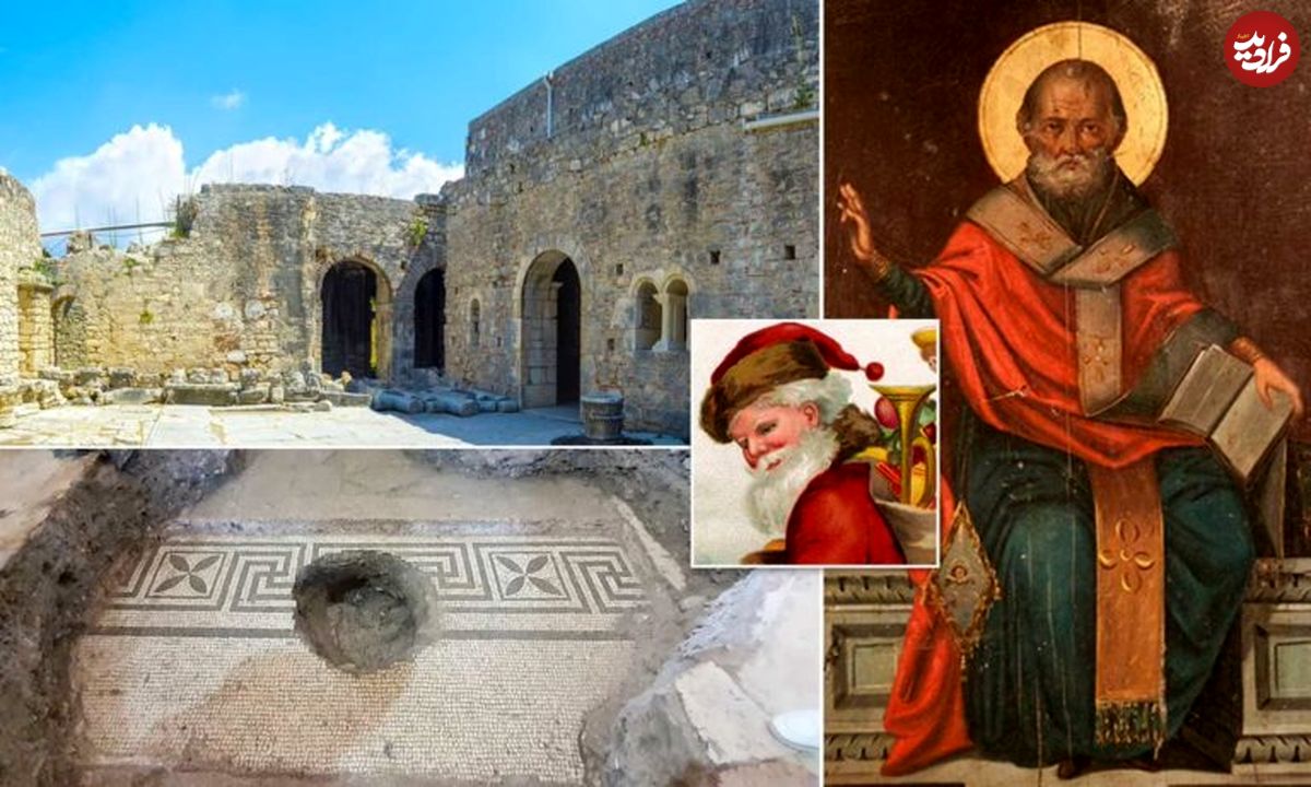 (تصاویر) ماجرای کشف مقبره بابا نوئل در ترکیه