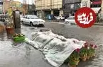 عکس| سفر زمان؛ تصویری از سیل در خیابان‌های تبریز؛ 92 سال قبل