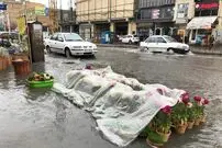 عکس| سفر زمان؛ تصویری از سیل در خیابان‌های تبریز؛ 92 سال قبل
