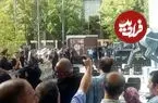 ببینید| لحظه اقامه نماز بر پیکر اکبر عبدی