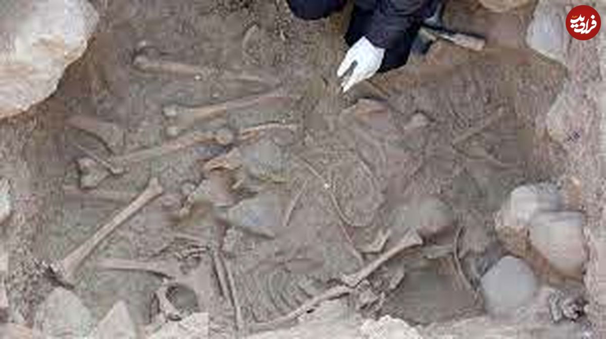 کشف بقایای تدفین ۴ انسان پشت یک سد 