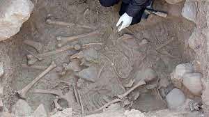 کشف بقایای تدفین ۴ انسان پشت یک سد 