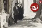 عکس| سفر زمان؛ تصویر رنگی از یکی از کوچه‌های شهر قم؛ 99 سال قبل