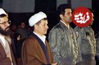عکس؛ سفر در زمان؛ «آیت الله طالقانی و هاشمی رفسنجانی» در هلیکوپتر و بر فراز سنندج؛ سال 58