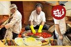 ببینید؛ غذای خیابانی در تهران؛ پخت کوبیده، جوجه کباب، ته چین و...