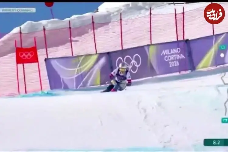 ببینید| حادثه تلخ برای اسطوره اسکی