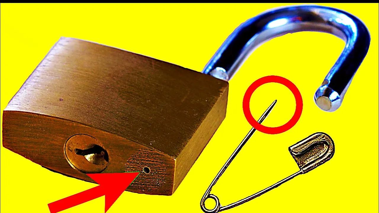 (ویدئو) 3 روش ساده و درخشان برای باز کردن قفلی که کلیدش را گم کرده اید!
