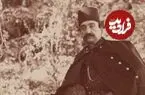 عکس| سفر زمان؛ عکس یادگاری ناصرالدین شاه و شکارهایش در تفرجگاه