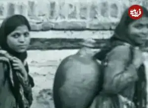 عکس| سفر زمان؛ ژست جالب دختران ایرانی کوزه به دوش؛ یک قرن قبل