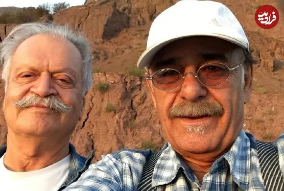 عکس| سفر در زمان؛ دیدار «رضا بابک و بهروز وثوقی» در 78 و 86 سالگی؛ سال 1403