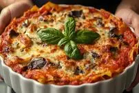 ببینید| پخت یک غذای متفاوت با بادمجان و سس گوجه فرنگی 