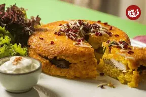 طرز تهیه ته چین مرغ و قارچ مجلسی با تمام نکات 