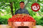 ببینید| غذای روستایی در چین؛ پخت غذا با خرچنگ رودخانه ای به روشی متفاوت