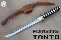 ببینید| فرآیند ساخت شمشیر کوتاه اوتانتوی سامورایی ها با استفاده از کلنگ زنگ زده