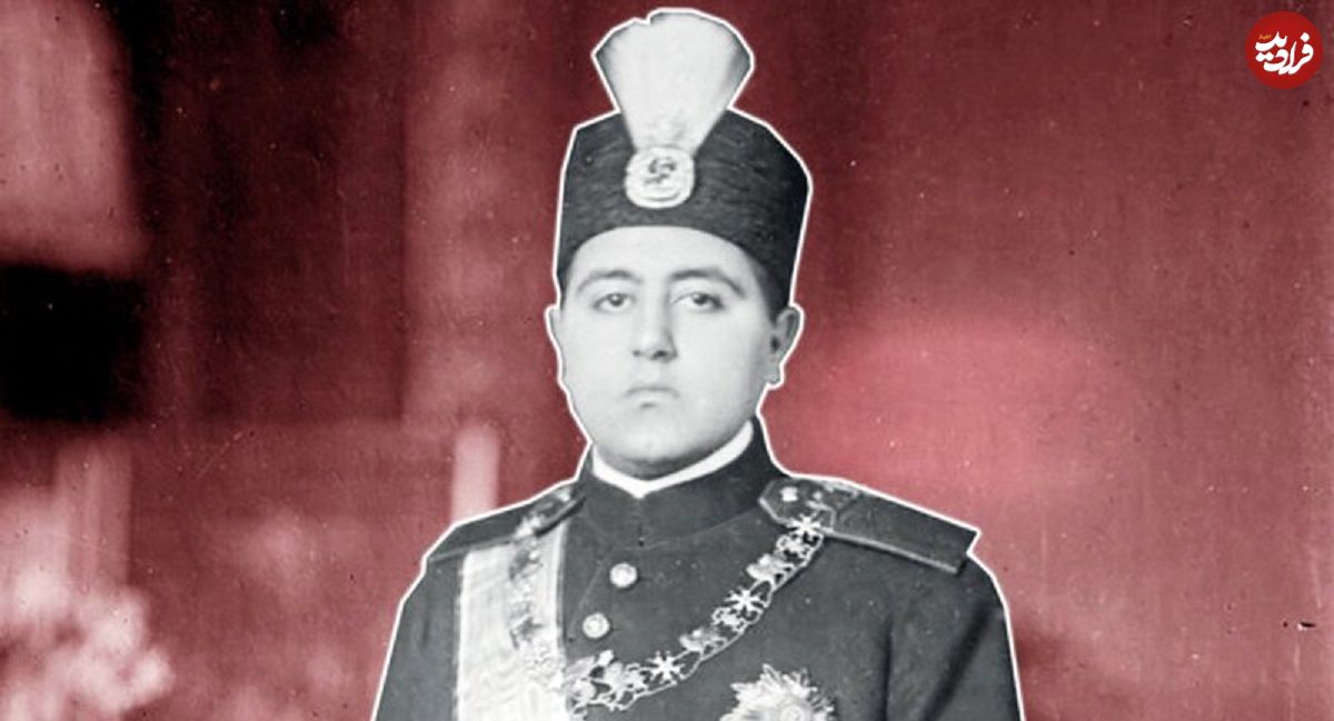 عکس؛ سفر در زمان؛ عکسی نادر از احمدشاه قاجار در کنار کمال الملک و محمدعلی فروغی