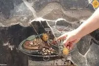 (ویدئو) نقاشی دیواری ۲۰۰۰ ساله در پمپئی، «پیتزا» است؟