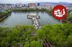 عکس| سفر به ایران قدیم؛ منظرۀ «ائل گلی تبریز» در دوران قاجار