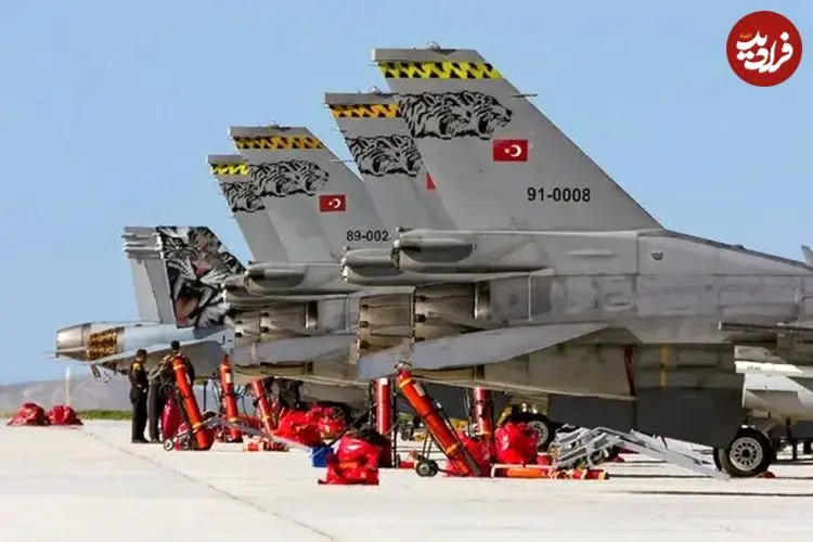 استقرار شش جنگنده اف-۱۶ ترکیه در قبرس شمالی