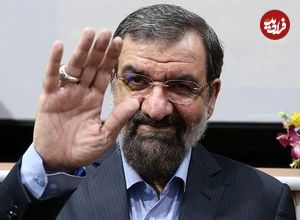 عکس؛ سفر زمان؛ نوه‌های خردسال «محسن رضایی» در آغوش پدربزرگ؛ سال 1400