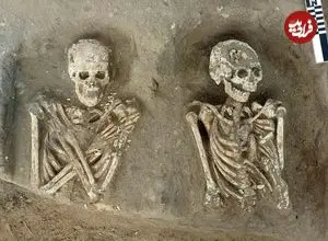 گورستان 2300 ساله مصری و اسکلت‌هایی که به شکل‌های مختلف دفن شده‌اند