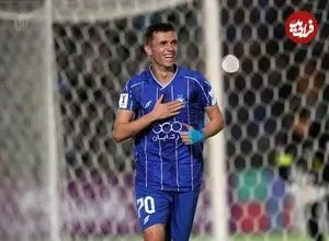 عکس| ستاره استقلال با رویای جام جهانی پرواز کرد