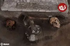 محراب هزارساله با جمجمۀ انسان‌های قربانی‌شده از زیر خاک بیرون آمد