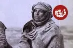 عکس| سفر زمان؛ تصویری آتلیه‌ای از دو زن عشایری در دوران قاجار