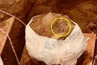 گنج سکّه‌های 600 ساله از زیر دیوار قدیمی بیرون آمد