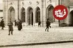 عکس| سفر زمان؛ منظرۀ میدان توپخانه تهران؛ 94 سال قبل