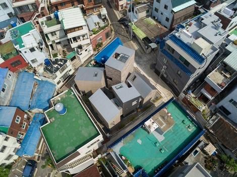 5 خانه مجزا در زمینی به مساحت 137 متر مربع به روش مهندسی کره جنوبی!