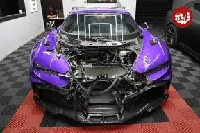 تصاویر؛ نتیجه ترسناک تصادف بوگاتی با وانت ارزان ژاپنی!