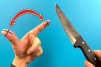 (ویدئو) چاقوهای شما با این ترفند ساده مثل تیغ تیز می شوند