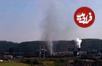 ببینید؛ لحظه وقوع انفجار در کارخانه فولاد پنسیلوانیا