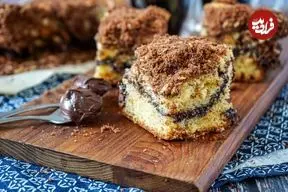 کیک دارچینی با استروزل شکلاتی؛ خوشمزه‌ترین کیک دارچینی