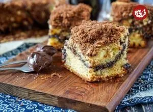 کیک دارچینی با استروزل شکلاتی؛ خوشمزه‌ترین کیک دارچینی