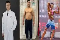 (تصاویر) پزشکی که در ۴۲ روز ۲۵ کیلوگرم وزن کم کرد و برنده مسابقات بدنسازی شد!
