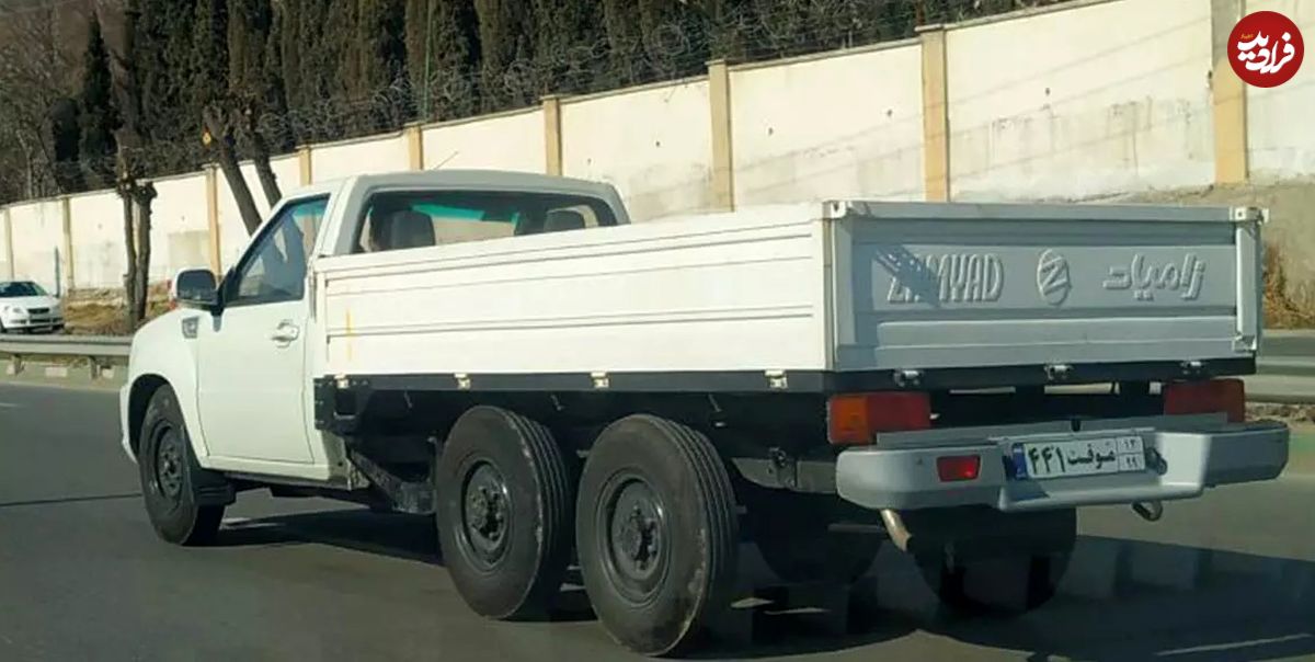 تست فنی خودروی ۶ چرخ سایپا در خیابان