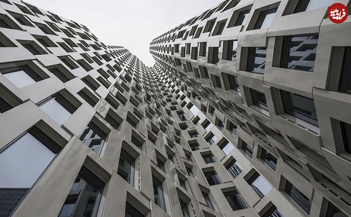 عکس/ یک ساختمان عجیب و بلندمرتبه در آلمان