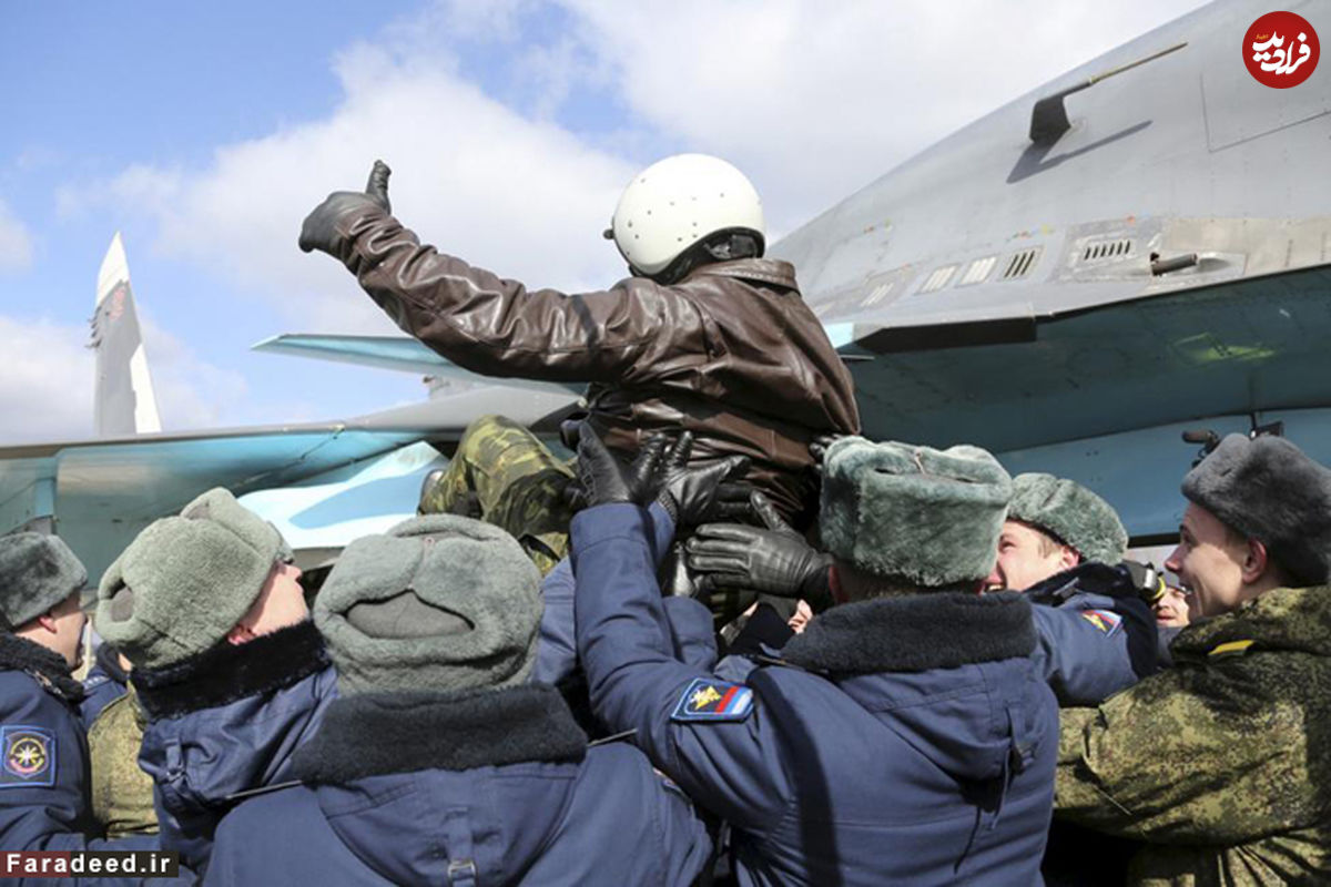 تصاویر/ بازگشت جنگنده های روسی از سوریه