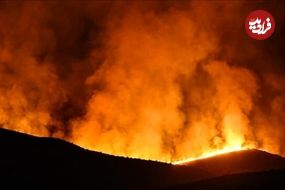 آتش‌سوزی گسترده در یک هایپرمارکت در عراق