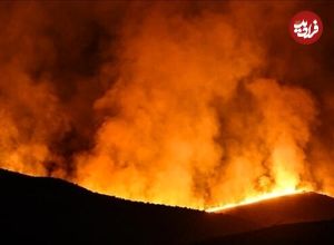 آتش‌سوزی گسترده در یک هایپرمارکت در عراق