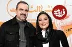 تصاویر؛ استایل خاص شبنم مقدمی کنار همسرش در مراسم رونمایی کتاب