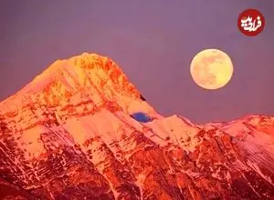 عکس| ماه و سیاره‌ها در گرگ‌ومیش زمستانی 