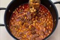 (ویدئو) با گوشت و لوبیا این غذای خوشمزه ترکیه ای رو مثل آب خوردن درست کن