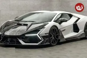 تصاویر؛ لامبورگینی روئلتو با لباس منصوری؛ هیولای ۱۰۷۰ بخاری ایرانی