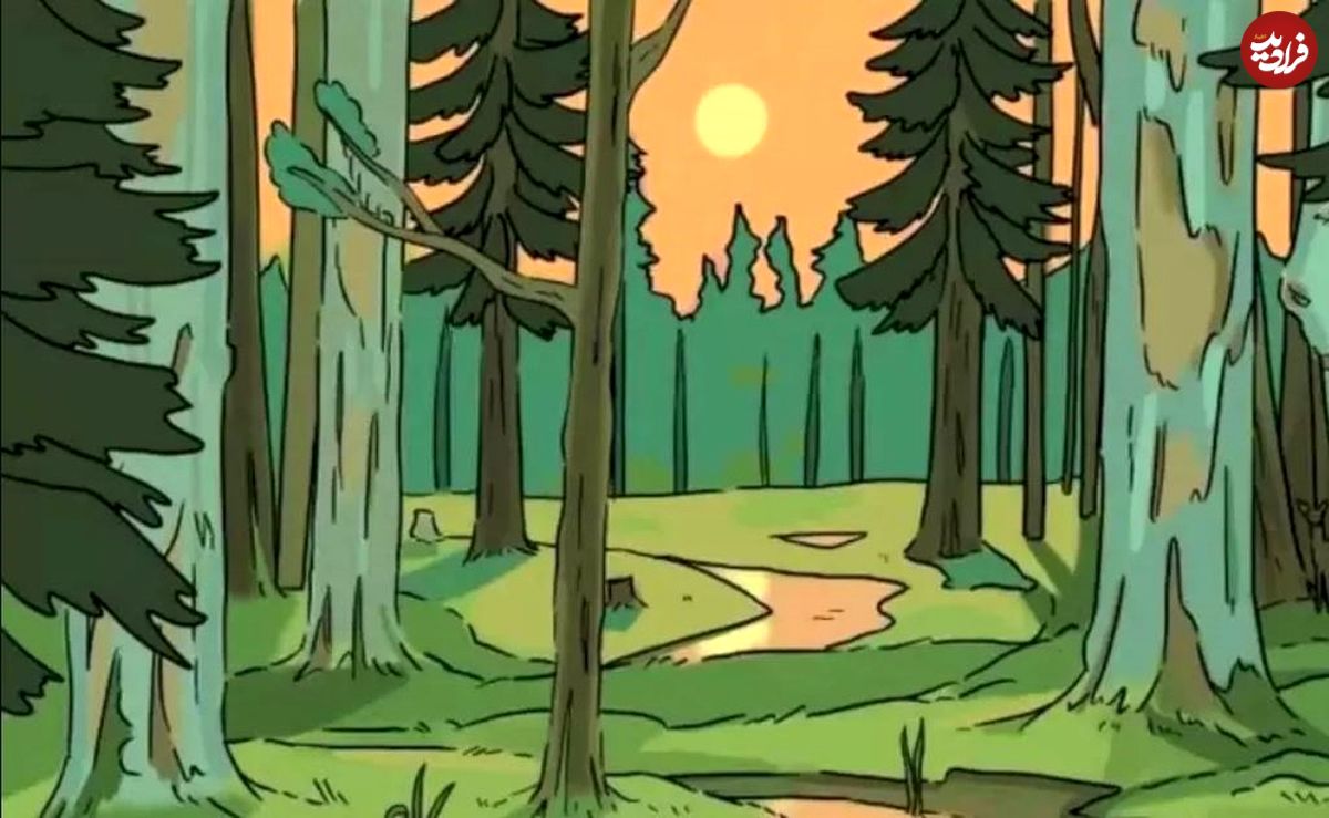 معمای تیزبینی؛ آیا می‌توانید در ۹ ثانیه آهوی مخفی در تصویر جنگل را پیدا کنید؟