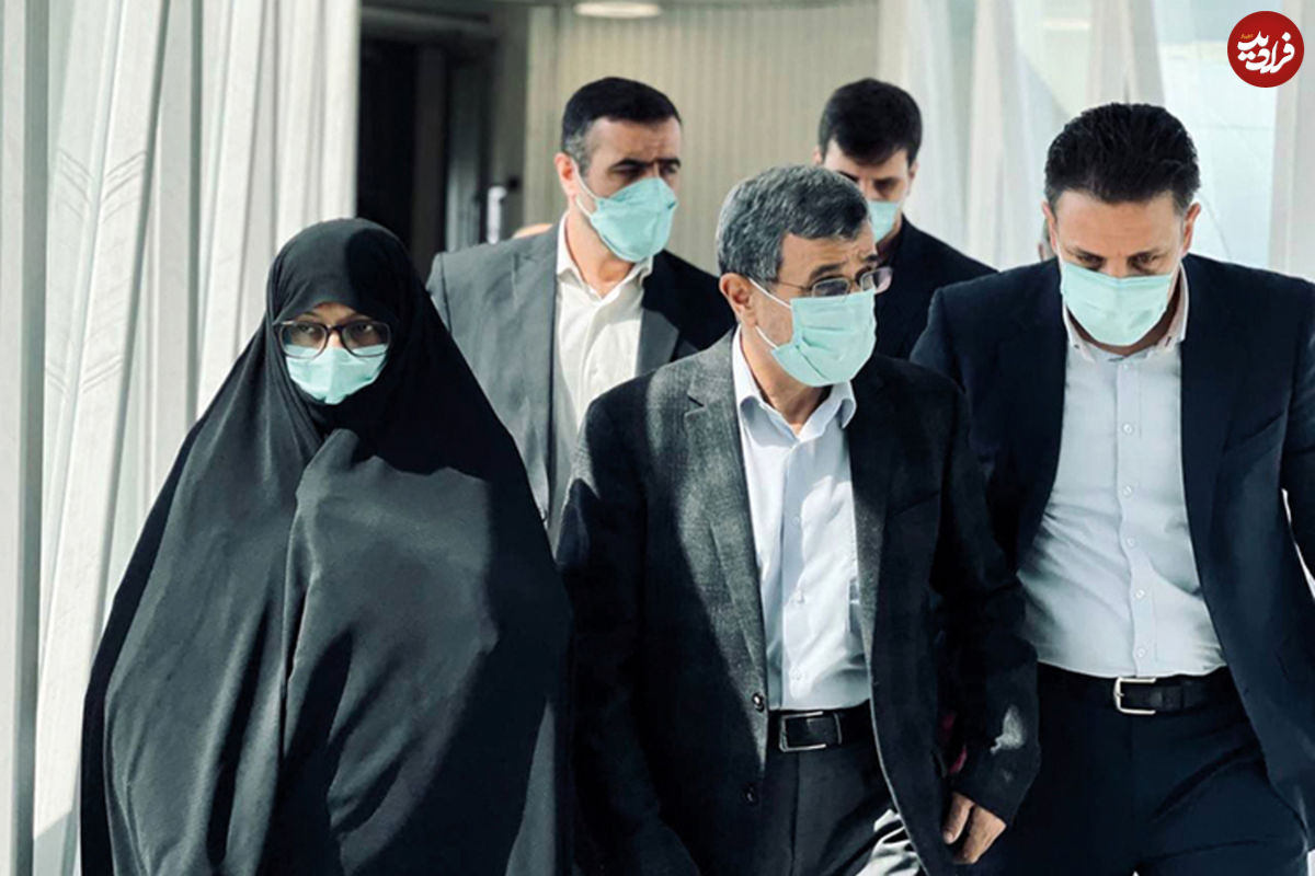 تصاویر/ احمدی‌نژاد و همسرش در دبی